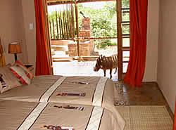 Malelane Self catering lodge accommodation at Khaya Umdani Self catering lodge in Mpumalanga - Warthog Bedroom
