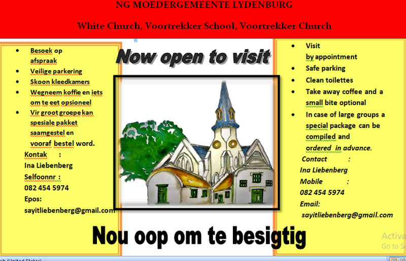 Historical Churches of Lydenburg