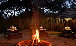 Bush wedding venue at Bundu Lodge