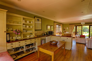 Lambourns self catering kitchen