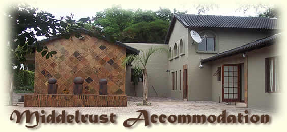 Middelburg Accommodation - Middelburg Self Catering  - Middelburg B&B - Middelburg Guest Houses - Middelrust Accommodation