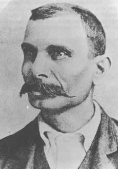 Auguste Robert aka "French Bob" found gold in 1883 and pegged the famous Pioneer Reef in De Kaap Valley. Picture by courtesy of Nem Uit Die Verlede by U de V. Pienaar