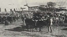 The market Square in Barberton Mpumalanga